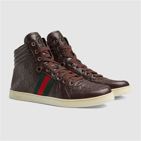 brown gucci sneakers|brown gucci sneakers men.